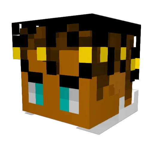 ItsJust_Ira Minecraft avatar head, 3D render