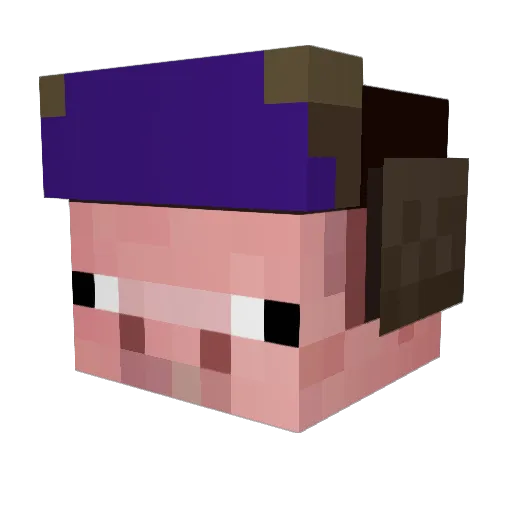 ItsKarhu Minecraft avatar head, 3D render