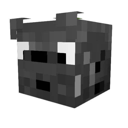 ItsKelz Minecraft avatar head, 3D render