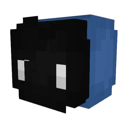 ItsKevout Minecraft avatar head, 3D render
