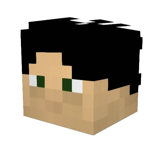 ItsKillawatt Minecraft avatar head, 3D render
