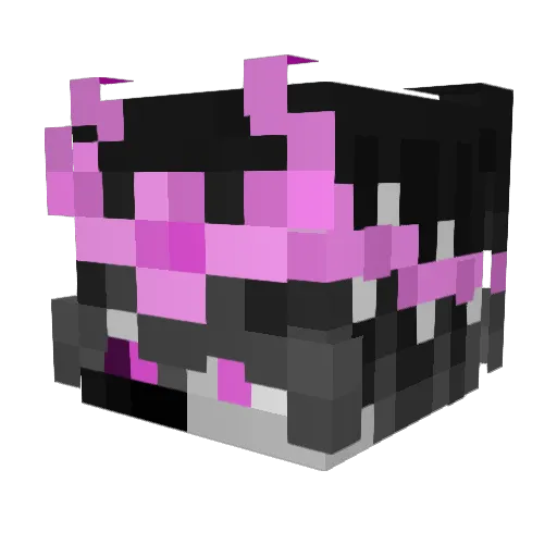 ItsKleinkind Minecraft avatar head, 3D render