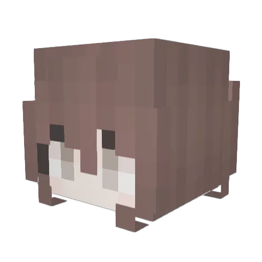 ItsKmarty Minecraft avatar head, 3D render