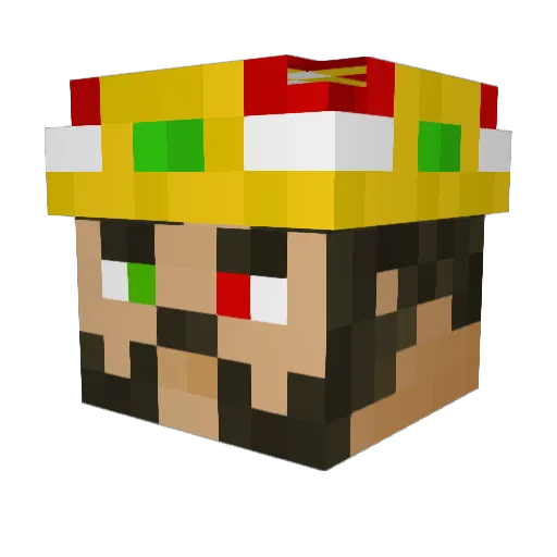 ItsKnowy Minecraft avatar head, 3D render