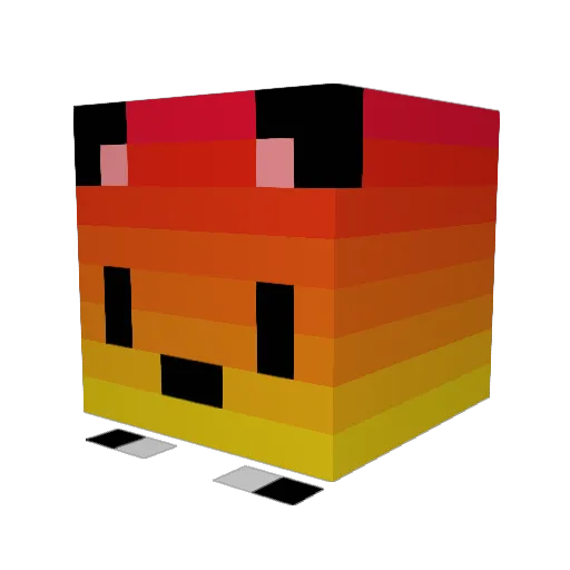 ItsKristine_ Minecraft avatar head, 3D render