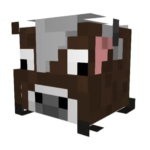 ItsKrys Minecraft avatar head, 3D render