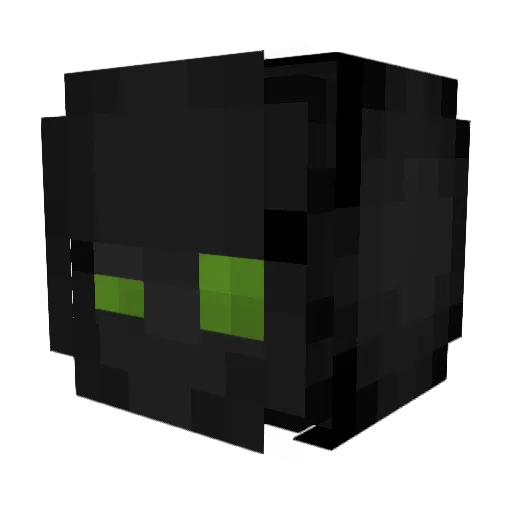 ItsLane Minecraft avatar head, 3D render