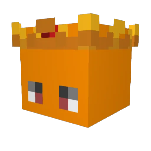 ItsLeFlameeee Minecraft avatar head, 3D render