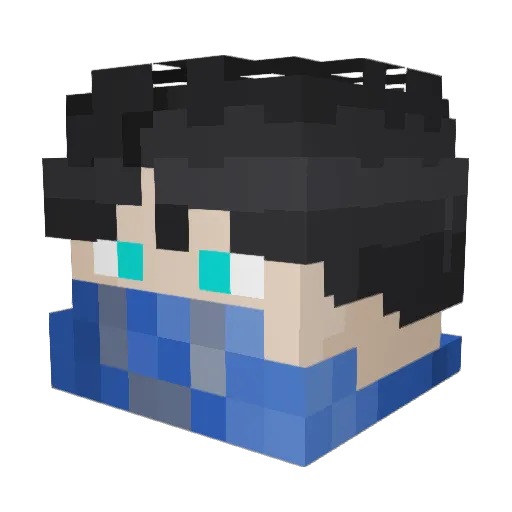 ItsLegendBtw1 Minecraft avatar head, 3D render
