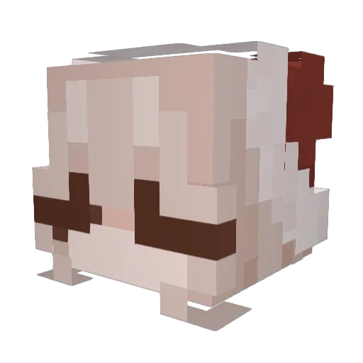 ItsLeonyy Minecraft avatar head, 3D render