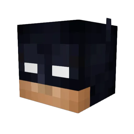 ItsLewisYt Minecraft avatar head, 3D render