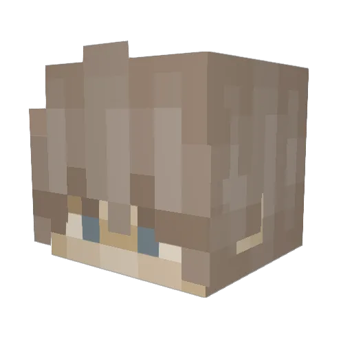 ItsLoR1X Minecraft avatar head, 3D render