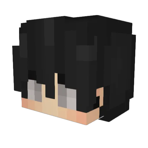 ItsLuisDemon Minecraft avatar head, 3D render