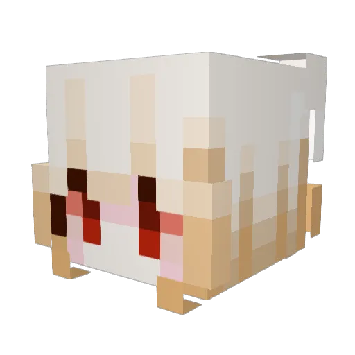 ItsLydia_ Minecraft avatar head, 3D render