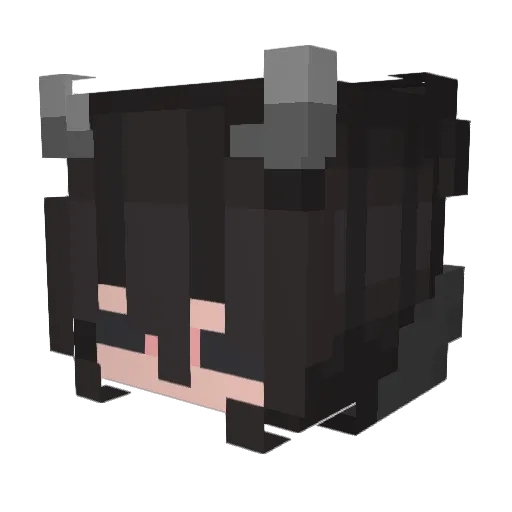 ItsMag Minecraft avatar head, 3D render