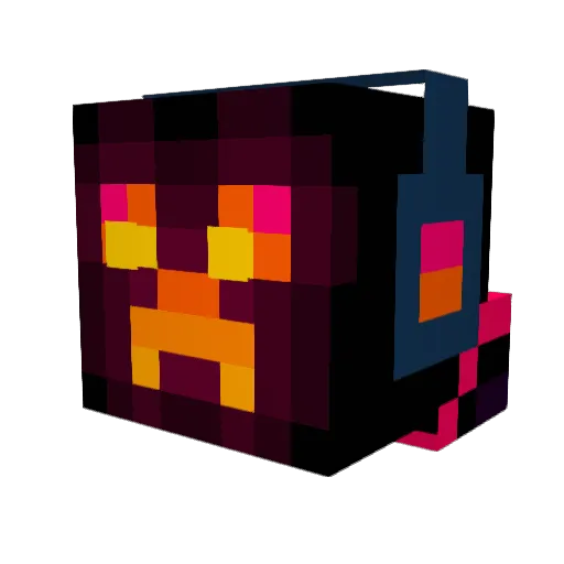ItsMagmy Minecraft avatar head, 3D render
