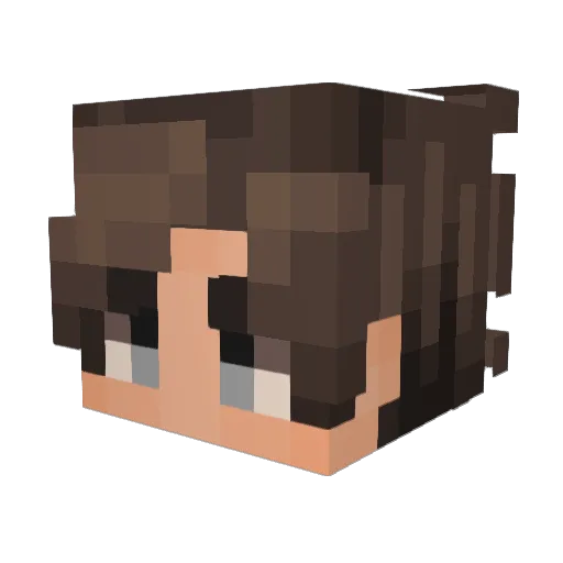 ItsManan Minecraft avatar head, 3D render