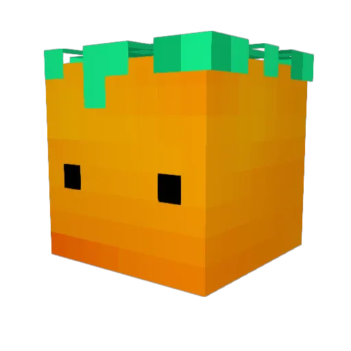 ItsMango95 Minecraft avatar head, 3D render