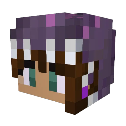 ItsMar_ Minecraft avatar head, 3D render