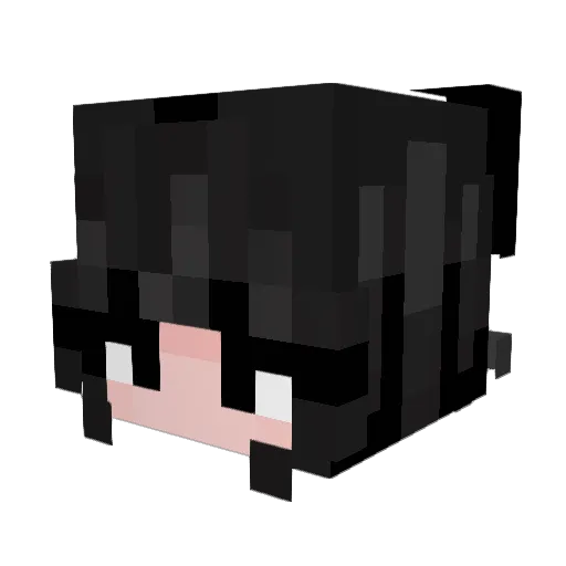 ItsMari_ Minecraft avatar head, 3D render