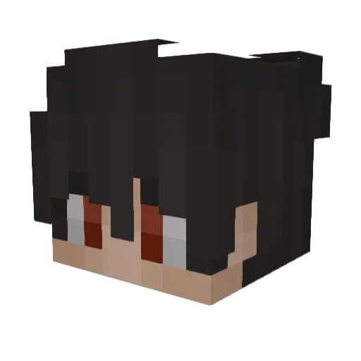 ItsMateito08 Minecraft avatar head, 3D render