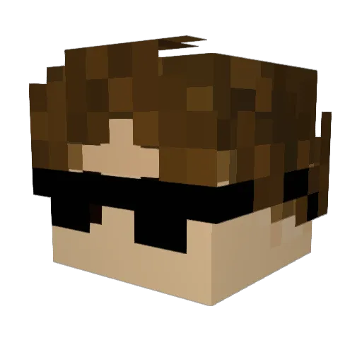 ItsMeAlex3 Minecraft avatar head, 3D render