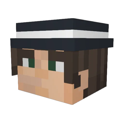 ItsMeAlex Minecraft avatar head, 3D render