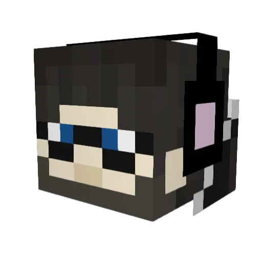ItsMeBristol Minecraft avatar head, 3D render