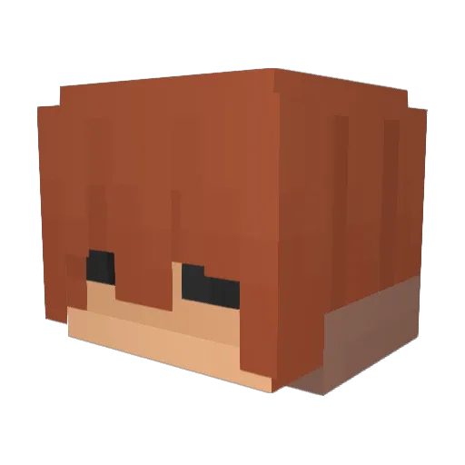 ItsMeCosmoKatt_ Minecraft avatar head, 3D render