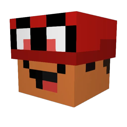 ItsMeEstebanYT Minecraft avatar head, 3D render