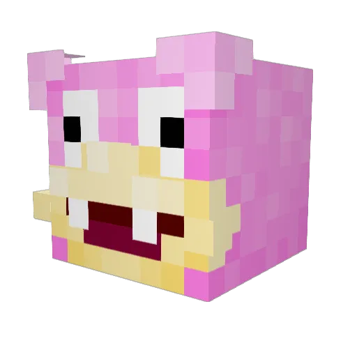 ItsMeFlexy Minecraft avatar head, 3D render