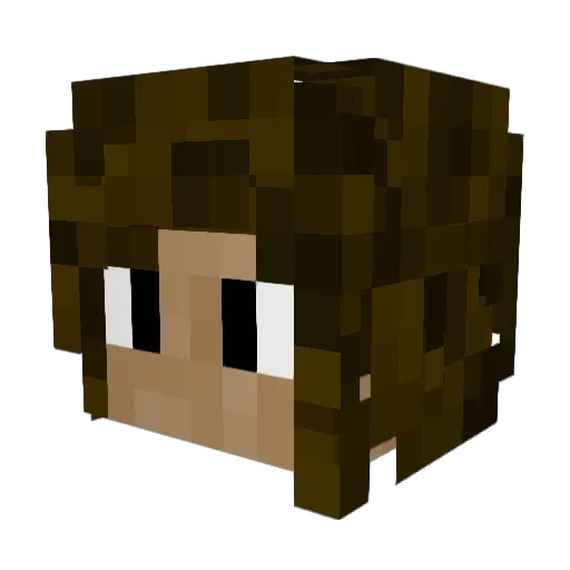 ItsMeKylee Minecraft avatar head, 3D render