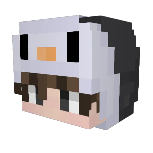 ItsMeMikey69 Minecraft avatar head, 3D render