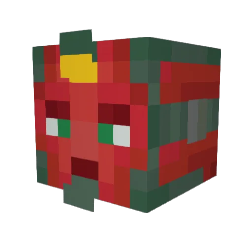 ItsMeMrNoB0dY Minecraft avatar head, 3D render