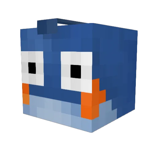 ItsMeSacred Minecraft avatar head, 3D render