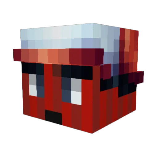 ItsMeTnt Minecraft avatar head, 3D render