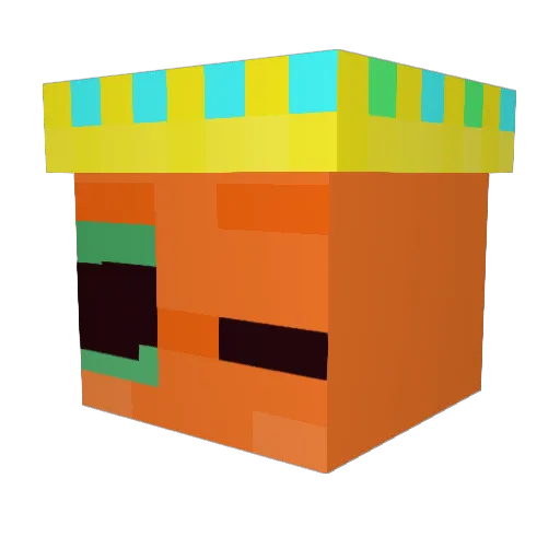 ItsMeTomz Minecraft avatar head, 3D render