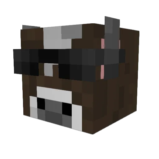 ItsMeeso Minecraft avatar head, 3D render