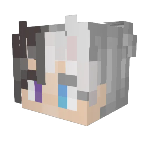 ItsMeffe Minecraft avatar head, 3D render