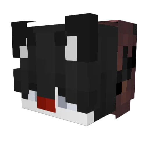 ItsMekko Minecraft avatar head, 3D render