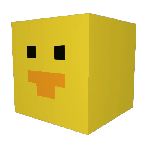 ItsMendis Minecraft avatar head, 3D render