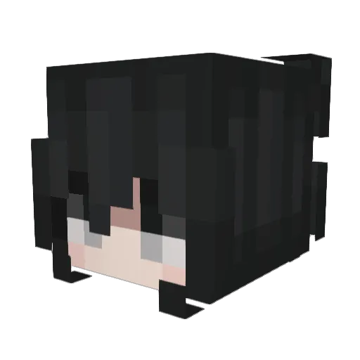 ItsMimih Minecraft avatar head, 3D render