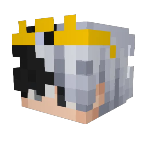 ItsMini85 Minecraft avatar head, 3D render