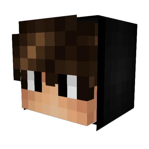 ItsMo69 Minecraft avatar head, 3D render