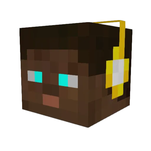 ItsMojoJojo Minecraft avatar head, 3D render