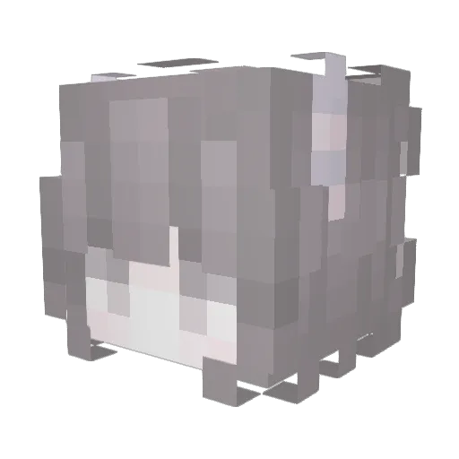 ItsMrMooYT Minecraft avatar head, 3D render