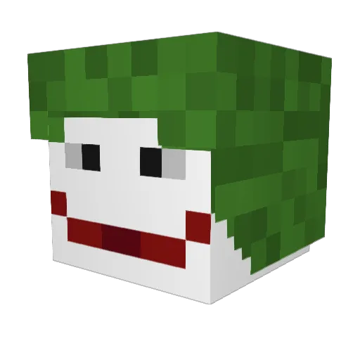 ItsMrbeast Minecraft avatar head, 3D render