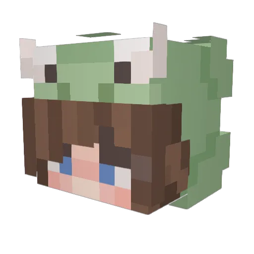 ItsMxllow Minecraft avatar head, 3D render