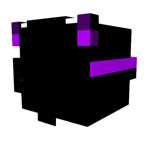 ItsMyBios Minecraft avatar head, 3D render