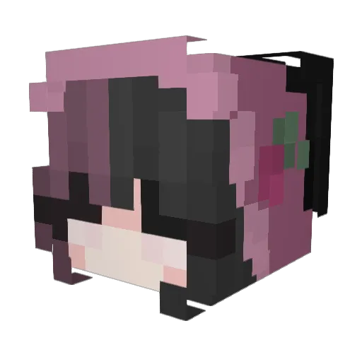 ItsMyChamp Minecraft avatar head, 3D render